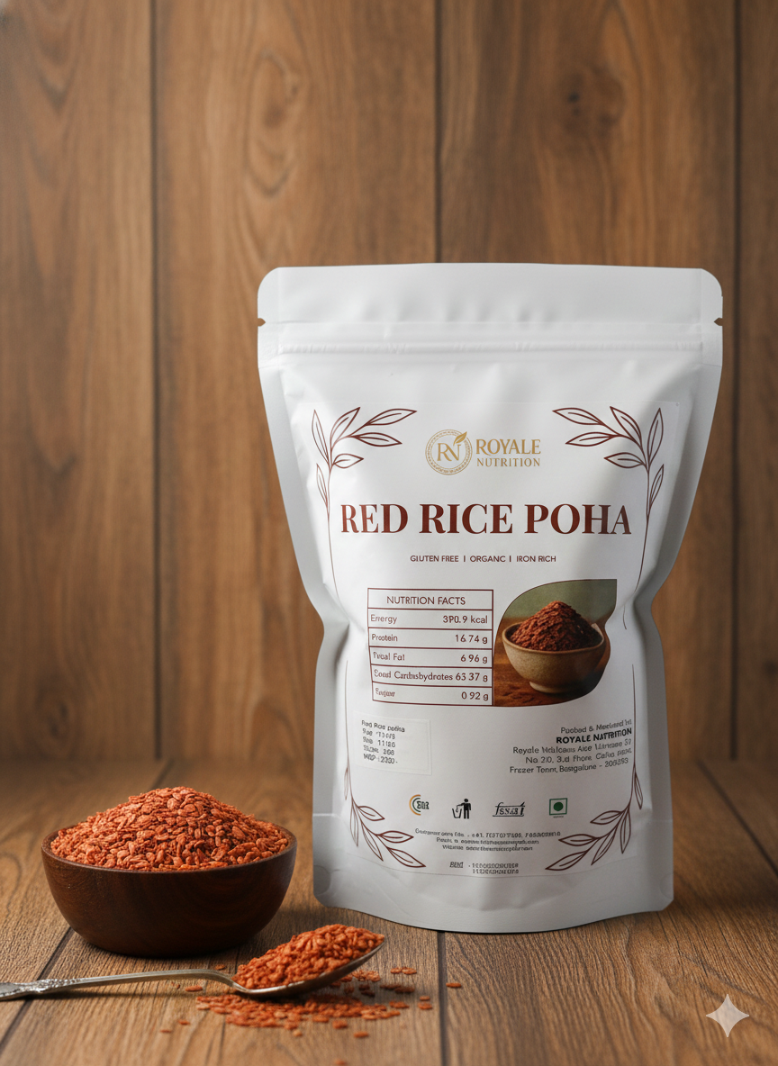 red rice poha